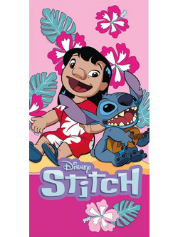 Disney Lilo & Stitch Ukulele Time Πετσέτα Θαλάσσης Microfiber 70x140cm