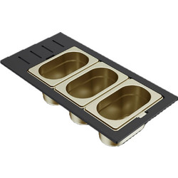Elleci Sintesi Drain On 1/9 KD013100 Oro - Μπολ Gastronorm Νεροχύτη