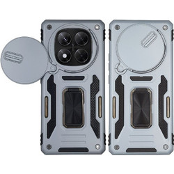 Sonique Ring Armor CamShield Θήκη Κινητού Grey (Xiaomi Redmi Note 14 Pro 5G / Poco X7 5G)