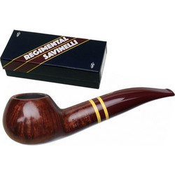 SAVINELLI REGIMENTAL 321 9mm SMOOTH BURGUNDY πίπα καπνού ημίκυρτη 321P368LBX9