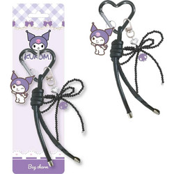 Hello Kitty Kuromi keychain