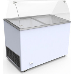 Crystal Venus Vitrine 36 Βιτρίνα Χύμα Παγωτού 10 Γεύσεων 1184x687x1229mm
