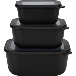 Mepal Cirqula Σετ 3 Μπωλ Nordic Black 750/1500/3000 ml