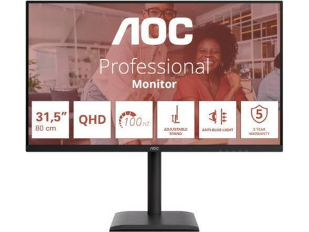AOC Q32E4U IPS Monitor 31.5" 2560x1440 QHD 100Hz 4ms
