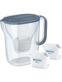 Brita Style Essential Κανάτα Σερβιρίσματος Πλαστική 2.4L με 2 Φίλτρα MAXTRA PRO