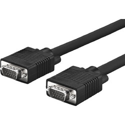 MicroConnect Καλώδιο VGA male to VGA male Μαύρο 15m