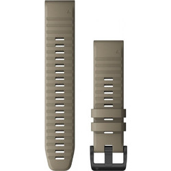 Garmin QuickFit 22mm Λουράκι Σιλικόνης Dark Sandstone (Fenix 6 / 6 Pro / 7)