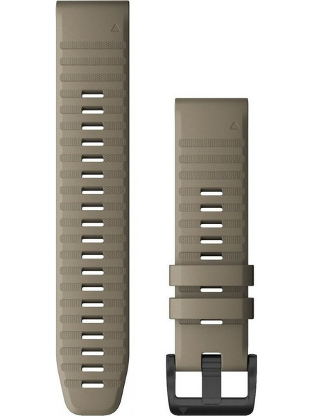 Garmin QuickFit 22mm Λουράκι Σιλικόνης Dark Sandstone (Fenix 6 / 6 Pro / 7)