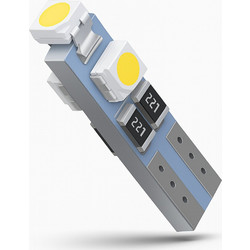 VenCore 3216-10052 - T5 W3W - Λάμπα LED για Βάση T5 W3W 3 SMD 1210 0.6W 90 Lumen 12 Volt Ψυχρό Λευκό 6000K