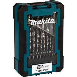 Τρυπάνια Makita D-78352 Metallbohrer-Set HSS-GS 19-tlg