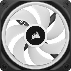 Corsair iCUE Link QX120 Case Fan 120mm RGB με Σύνδεση 3-Pin 4-Pin PWM 3τμχ Black