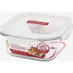 Lock & Lock Euro LLG234 Δοχείο Φαγητού Γυάλινο 1.4lt Clear