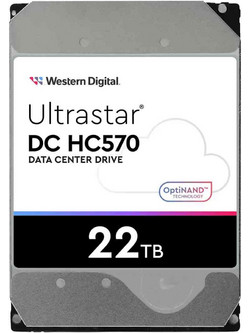 Western Digital Ultrastar 22TB HDD Σκληρός Δίσκος 3.5" Sata 3 7200rpm
