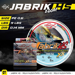 NHMA RELIX JABRIK HS X8 - PE 0.6 200 μέτρα