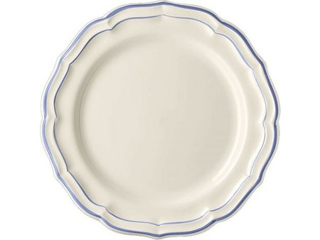 Πιάτα Φαγητού Σετ 4 Τεμαχίων Filet Blue Faience Gien (26 cm)