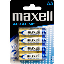 Maxell Alkaline AA 4τμχ