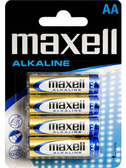 Maxell Alkaline AA 4τμχ