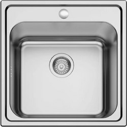 Karag BL 625 Ένθετος Νεροχύτης Inox Σατινέ 50x50cm