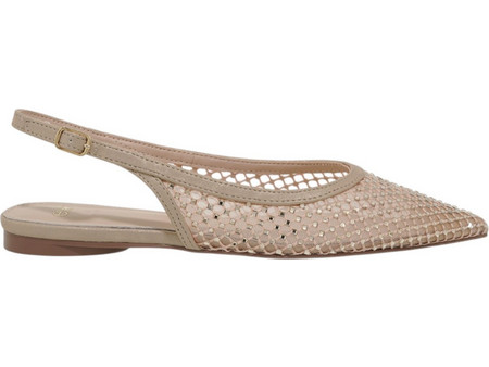 Γυναικεία Παπούτσια Slingback EXE Miami-222 Πλατίνα Στρας W47002221Z36 Χρυσό