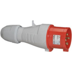 Straight plug P17 - IP44 - 380/415 V - 32 A - 3P+E