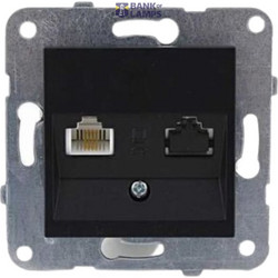 Novella-Trenda Black Data+Numerical Phone Socket (Jacksiz)