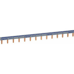 Supply busbar - prong-type - 1P+N universal - max 57 devices connected - 1 meter
