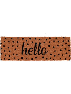 Χαλάκι εισόδου Hello 25x75εκ