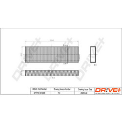 Dr!ve+ Φίλτρο, Αέρας Εσωτερικού Χώρου - DP1110.12.0408