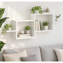 Ράφι Τοίχου Λευκό 95 x 17 x 37 cm Επεξεργασμένο Ξύλο 8015040