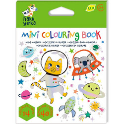 Haku Yoka Μπλοκ Ζωγραφικής Mini Colouring Book Space