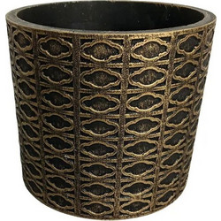 MarHome Κασπώ Τσιμεντένιο Χρυσό 19x17cm 06-20748
