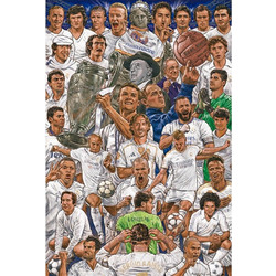 Αφίσα Real Madrid Legends by Morales De Los Rios Poster 61 x 91.5 cm GPE6048