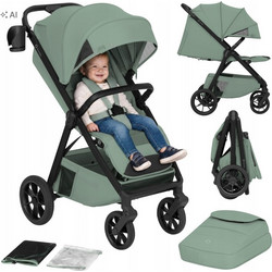 Lionelo Bett Καρότσι Ταξιδίου έως 22kg Green Sage