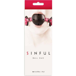 NS Novelties Sinful Ball Gag Pink