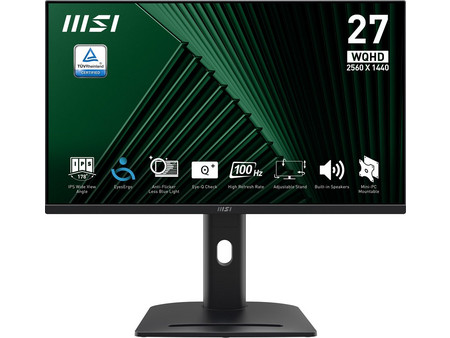 MSI PRO MP275QPG IPS Monitor 27" 2560x1440 QHD 100Hz 4ms