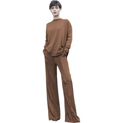 AGGEL Γυναικείο Παντελόνι Camel FW54106F