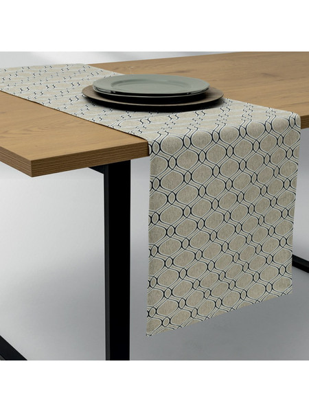 LINO Τραβέρσα Ambient 40x160 Εκρού-Μαύρο
