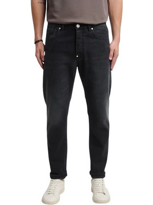 Royal Denim Ανδρικό Τζιν Παντελόνι Μαύρο SENDAI2373