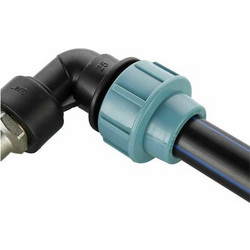 Σετ Σύνδεσης Δεξαμενής IBC 1000L με Βρύση 3/4" και Σωλήνα 40cm - Aria Trade