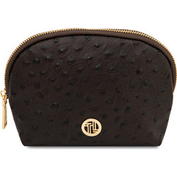 Tuscany Leather Vera Ostrich Νεσεσέρ Σοκολατί