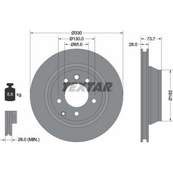 Textar 92122005 - TEXTAR 92122003 ΔΙΣΚΟΠΛΑΚΕΣ VAG
