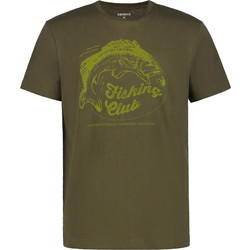 Icepeak Tee Millington - Ανδρική Μπλούζα T-Shirt Dark Olive 100% Cotton, Χρώμα: Dark Olive