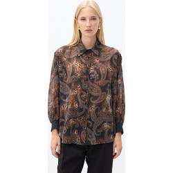 Passager Γυναικείο Πουκάμισο Animal Print Καφέ