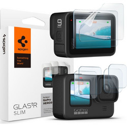 Spigen Glas.TR Slim σκληρυμένο γυαλί + μεμβράνη, σετ 2 τεμαχίων, για GoPro Hero 9 / 10 / 11 / 12 - Διάφανο