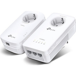 TP-Link TL-WPA8631PKIT V2 Powerline Διπλό Kit για Ασύρματη Σύνδεση WiFi 5 με 3 Θύρες Ethernet & Passthrough Πρίζα