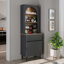 Έπιπλο Bar - Καφέ Ledli - Anthracite 283Vln1131 (60x179x41,8)
