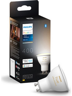 Λάμπα LED Philips Hue GU10 White Ambiance Bluetooth/Zigbee 2200-6500K 400lm 4.2W 929003666701