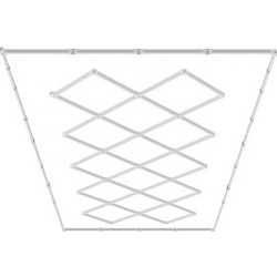 VEVOR LED Garage Lights 88000LM, 6500K 14 Grid Systems Square Garage Ceiling Lights, DIY Cool White Car Detailing Garage Lighting Super Bright Shop Light for Basement Warehouse Auto Beauty Workshop