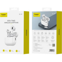 Foneng BL129 Ακουστικά Bluetooth In Ear White