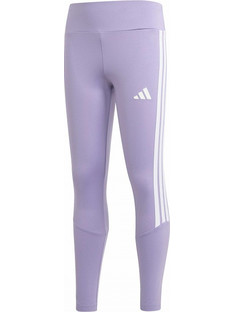 TRAIN ESSENTIALS 3 STRIPES LEGGINGS MAGLIL/WHITE